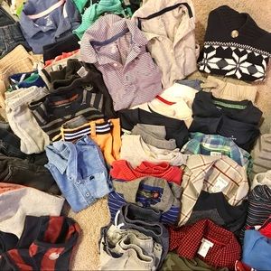 5/$25 MYSTERY BOX! BOY CLOTHES VARIOUS SIZES!